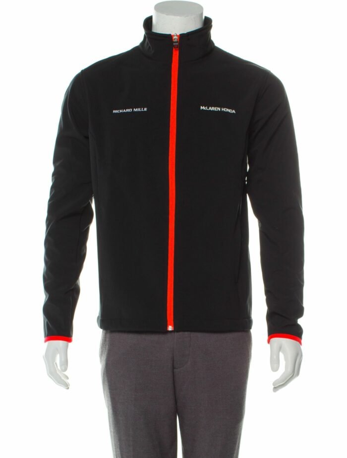 358743354fb3cf668f71a3ee2cb78394-1 Richard Mille McLaren Honda Team Softshell Jacket - Image 1