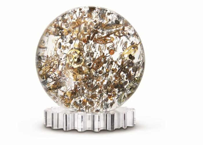 b4d3b4d1c8456cfbe4a893f9c094efc2-1 HOROSPHERE | Modern Sculpture Made with Vintage Parts - Image 1