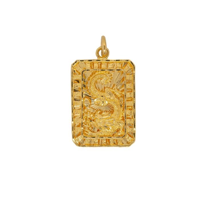 VwT0gapPRJ6Q5USqwZEI Platinum Jewelry Dragon Pendant - Image 1