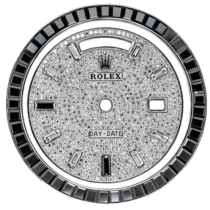 Day-Date Paved Dial and Black Diamond Bezel Set - Image 1