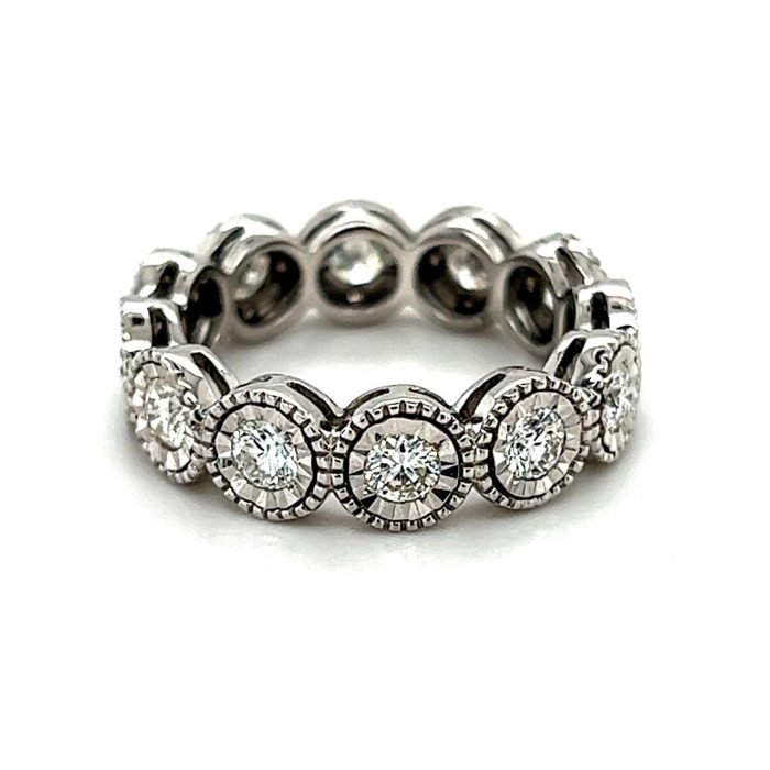 White Gold Eternity Ring - Image 1