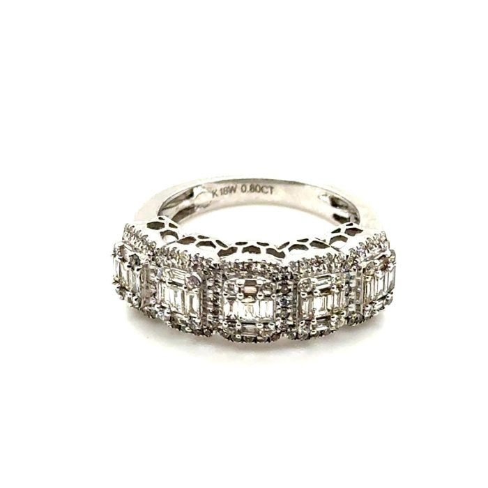 Round Baguette Ring - Image 1