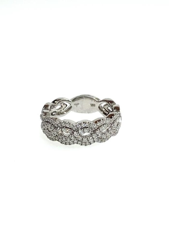 White Gold Diamond Ring - Image 1