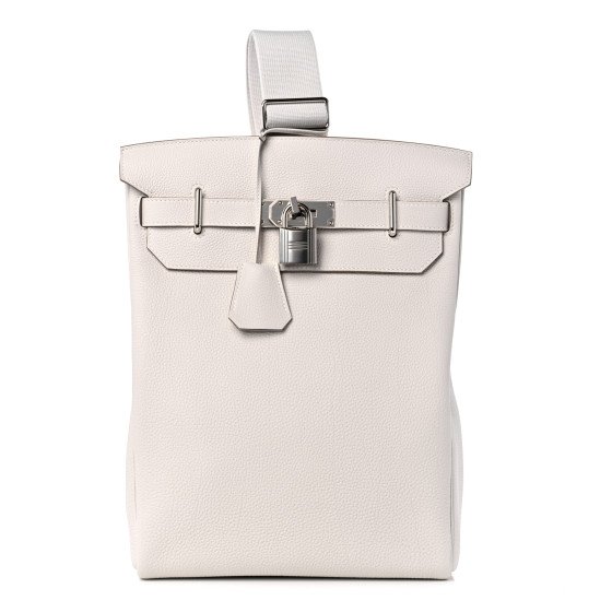 media.nlid22071c7914678hRbmqfsOT9UJZR_01LacC-vUm3UlJWZzByv2OpaaCSGitvl4l Hermes Handbags Hac A Dos Gris Pale PM Palladium Hardware - Image 1