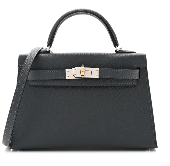 0srGtDrWTQCUTdc6jtEQ Hermes Handbags Kelly Sellier 20 Mini Gris Misty Electrum Hardware - Image 1