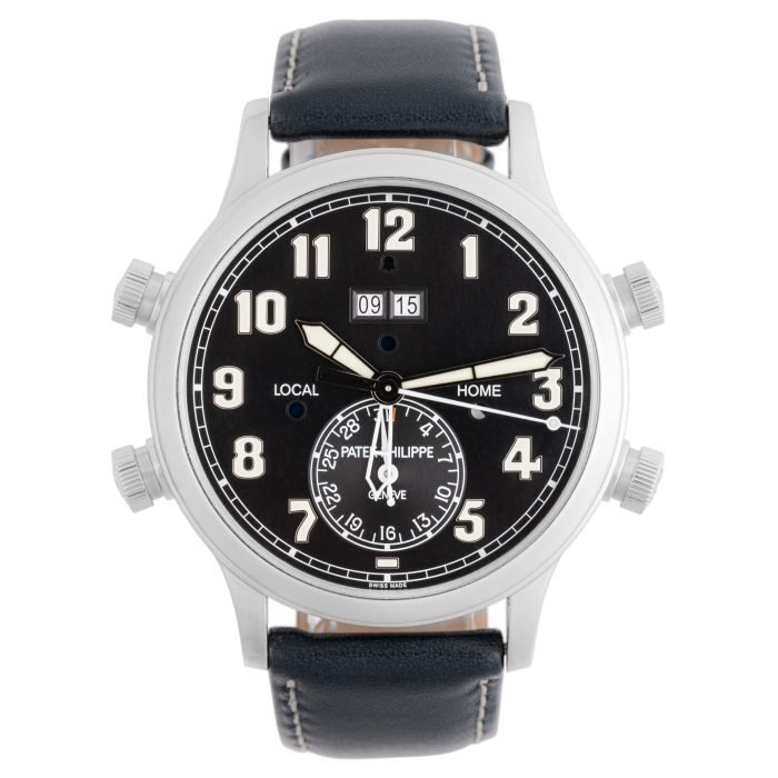 7tJHT6iHR7SepbbtM32g Patek Philippe 5520p Alarm Travel Time - Image 1