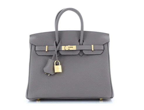 8JeOVPQ6TDehRZUw0lp6 Hermes Handbags Birkin 30 Togo Gris Meyer Permabrass Hardware - Image 1