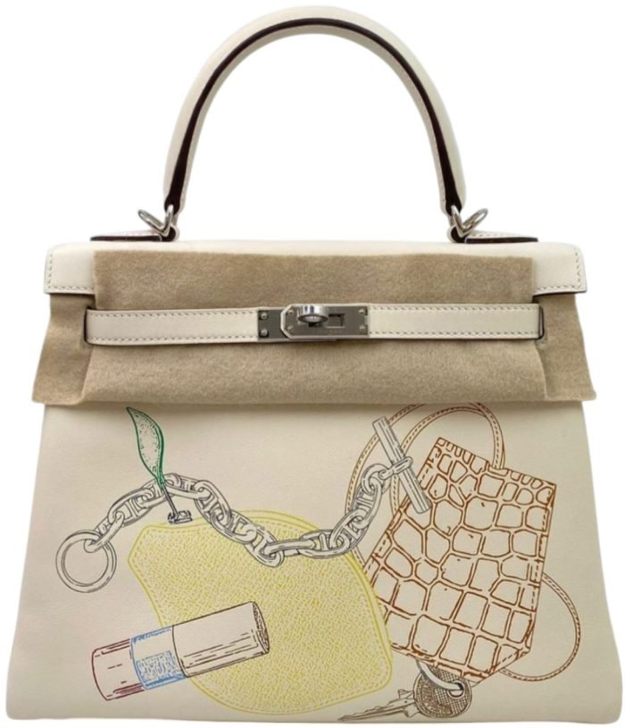 DRcwYy78R2aRc9lfLqrH Hermes Handbags Kelly 25 In and Out Nata Palladium Hardware - Image 1