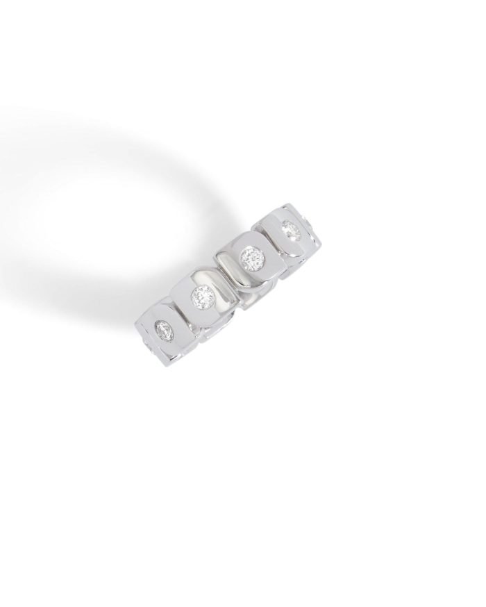 HKWU3ANYRNi3FmynSqiW EZEIA Logograph Diamond Ring - Image 1