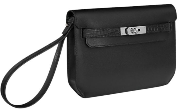 TZnoDVm6SjuNueukyqWR Hermes Handbags Depeche Touch Black Croco - Image 1