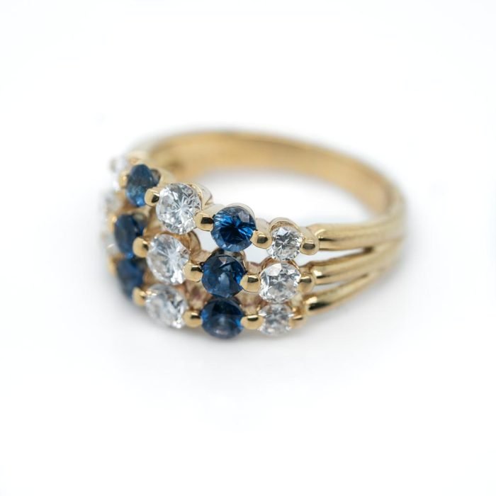 Gold Sapphire Ring - Image 1
