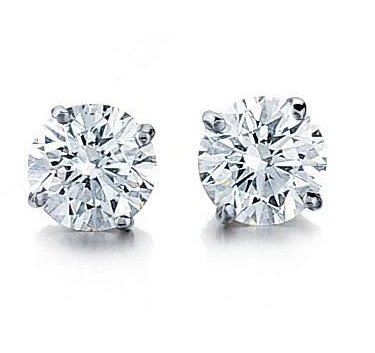 media.nlid19921c7914678hvt5cypzbvvDX6MeLJLLx92e_uTJk-B-BCx_0AYeQLru942-D Platinum Jewelry Diamond Stud Earrings - Image 1