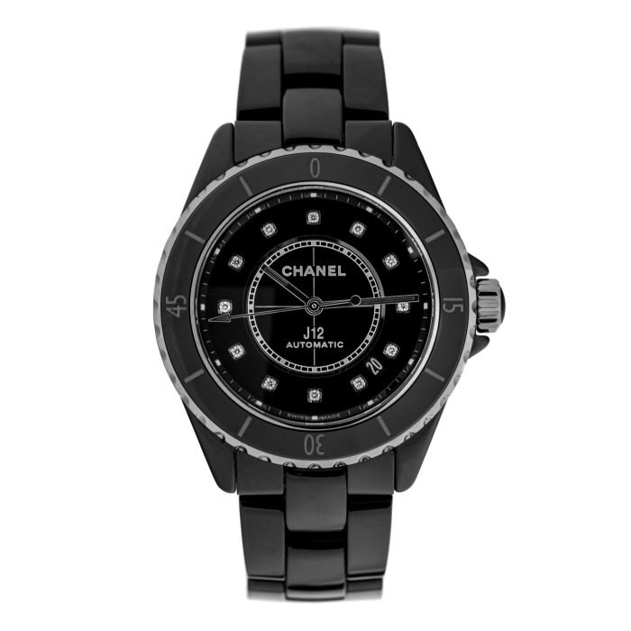 media.nlid22800c7914678hiiL0PgcsEvwWTaiC9mzrdU6xfmcfIKdVmsMoFA7A3Z7KFm9f Chanel J12 Black - Image 1