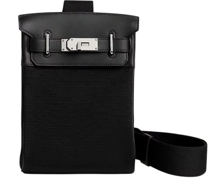 media.nlid23202c7914678h2CkPYc9CQpRHxgMuAleERSnHZ8IaAyBN6Bb8LB5SlaW9ZSd_ Hermes Handbags Hac a Dos Black Toile PM - Image 1