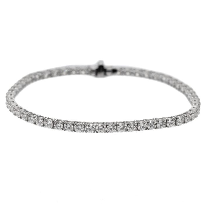 media.nlid23524c7914678hg_q7YPAtuxTVJAl5e4kg-JpQnBX5kSONCQMGINlTJEK7gHcj Platinum Jewelry Tennis Bracelet - Image 1