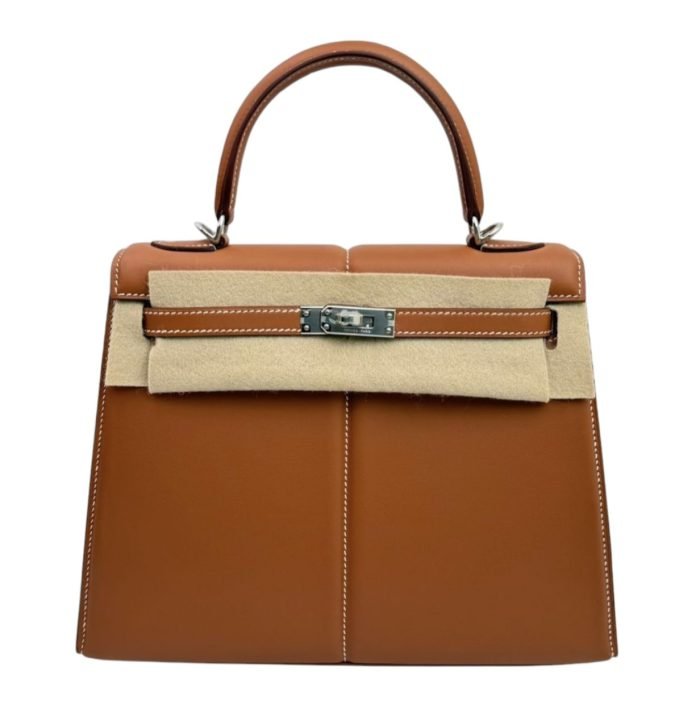 qO8DURaOQ6KYVEL8XJ3o Hermes Handbags  Kelly 25 Padded Gold Sellier Palladium Hardware - Image 1