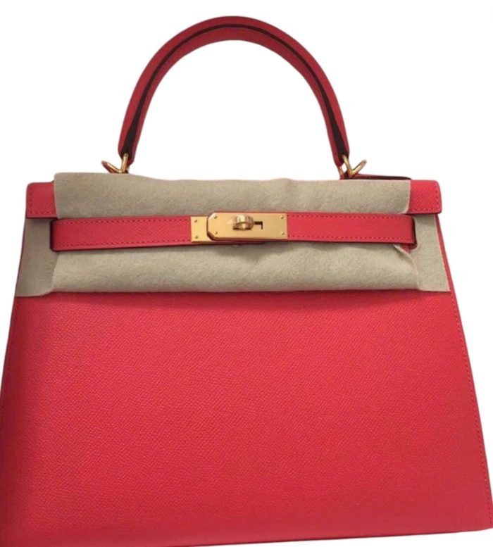 xlJi2jSRvW3rNhCp7ARg Hermes Handbags Kelly 28 Rose Jaipur Epsom Sellier Goldhardware - Image 1