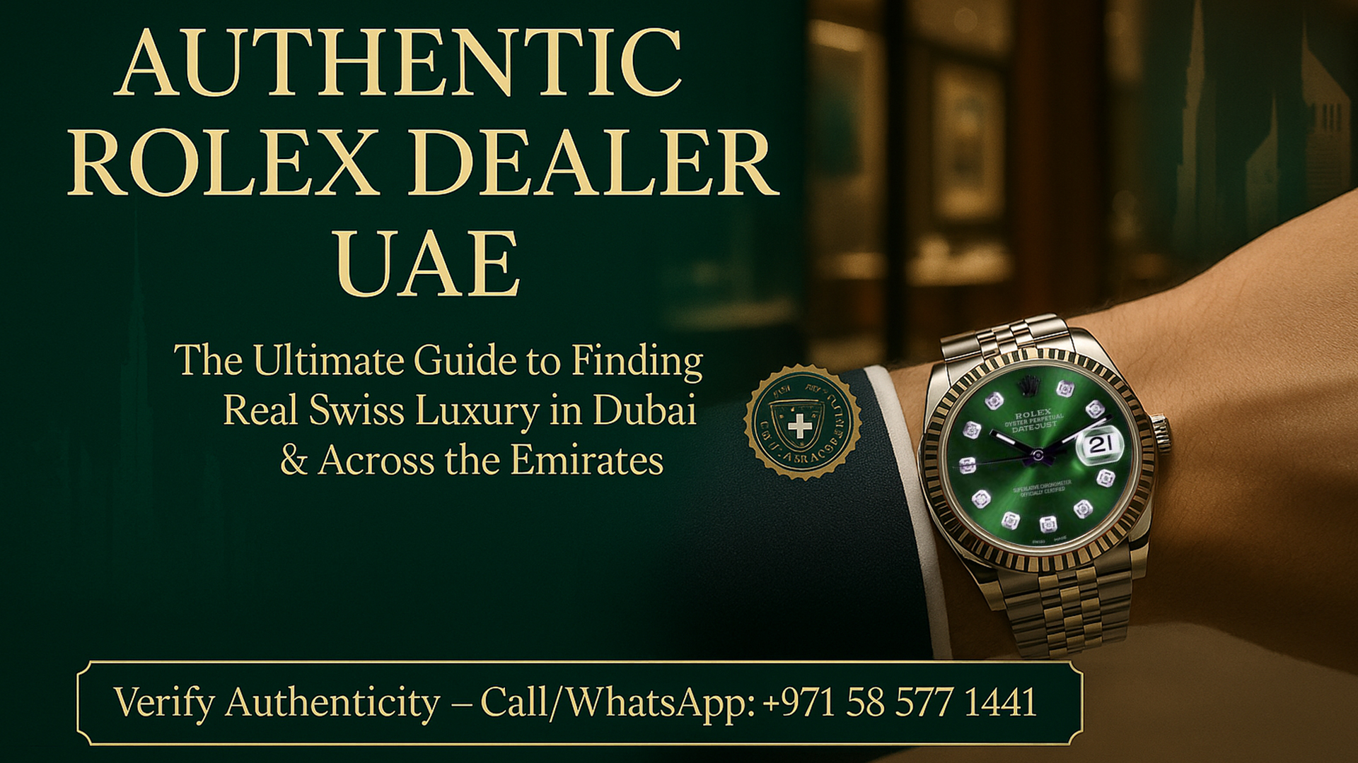 Authentic Rolex Dealer UAE