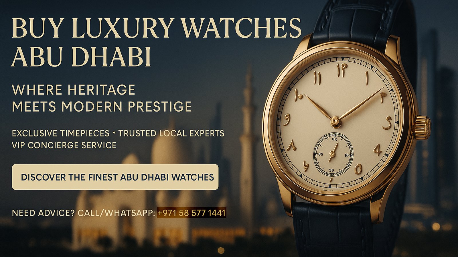 Buy Luxury Watches Abu Dhabi