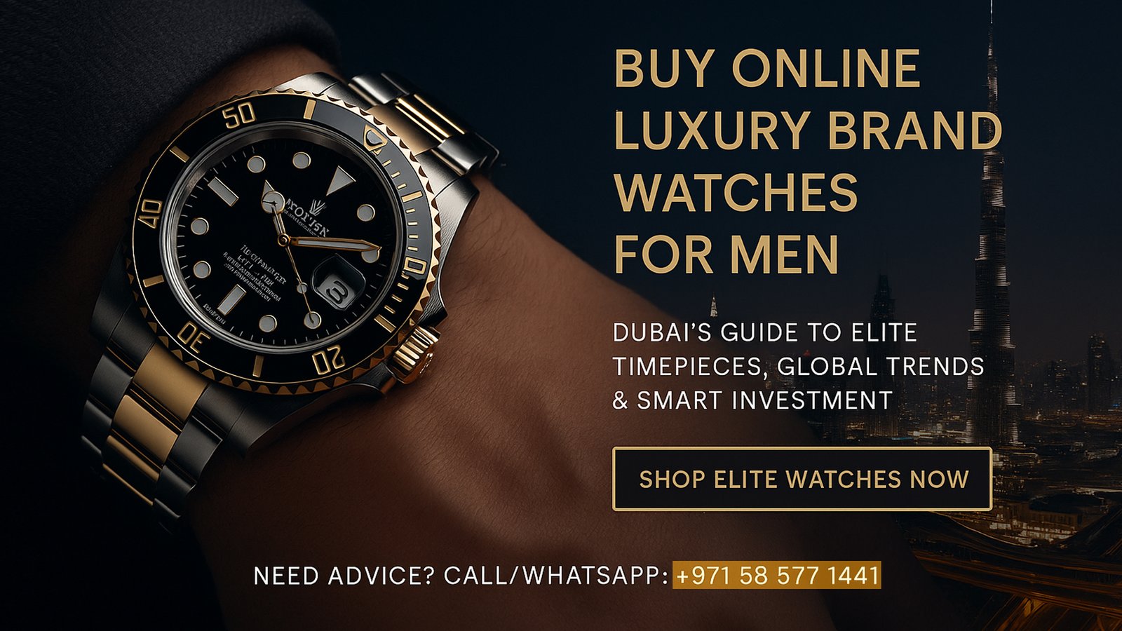 Buy Online Luxury Brand Watches for Men
