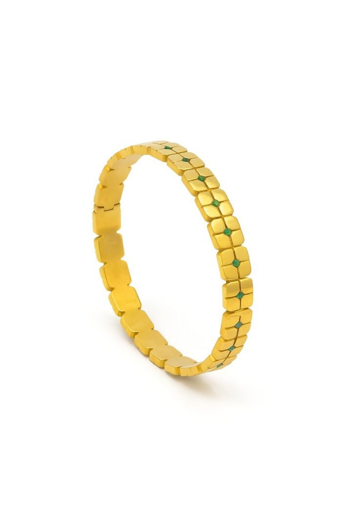 B9IatmESOqkg5aNLgvB2 EZEIA Emerald bangle - Image 1