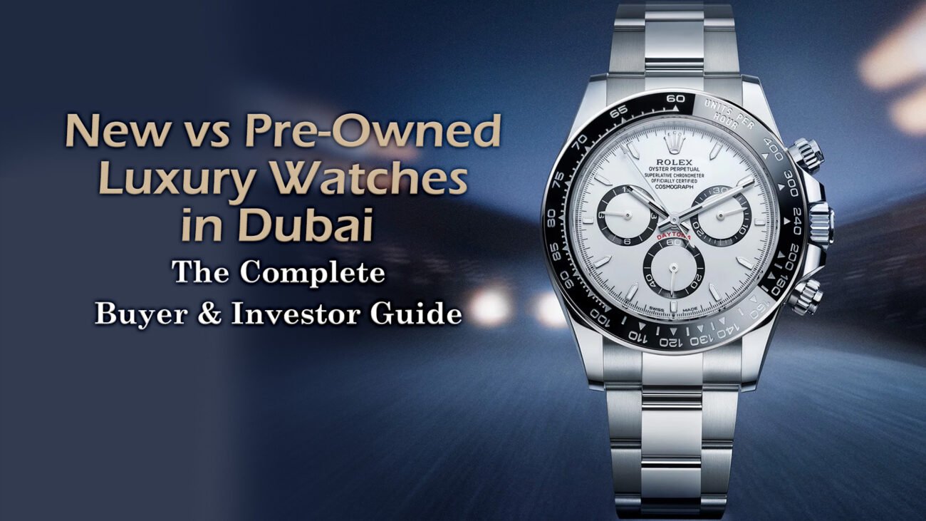 New vs Pre-Owned Luxury Watches Dubai