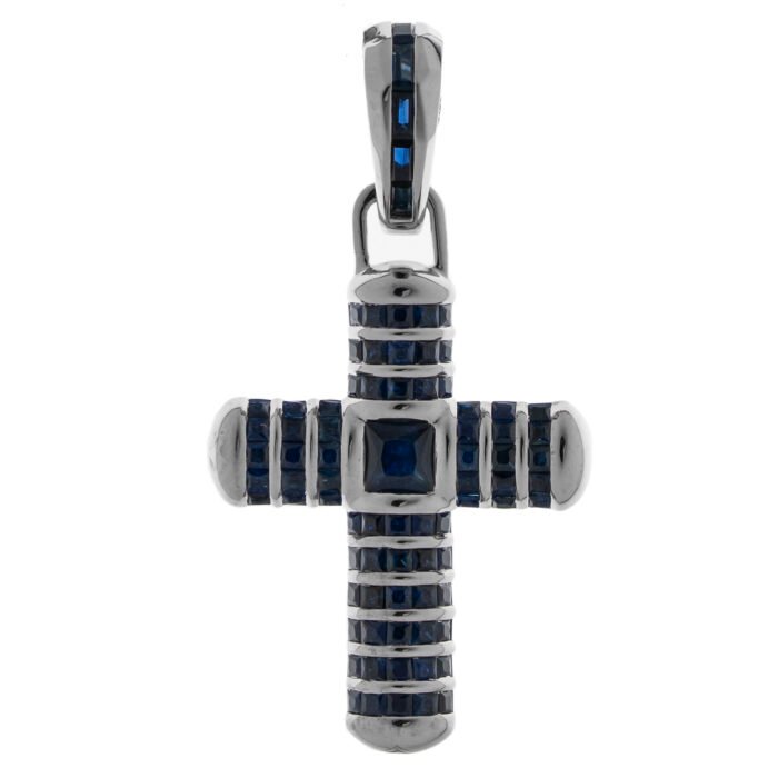ZHl1OjPSJaMXcwYIDwvd EZEIA Blue Dose Cross Pendant - Image 1