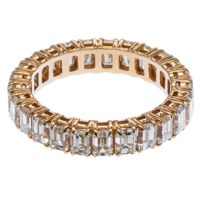 Platinum Jewelry Baguette Ring - Image 1