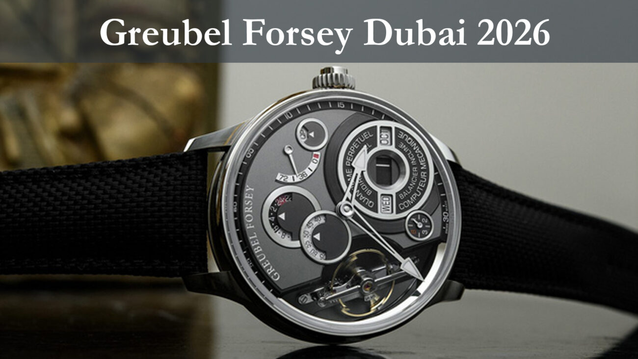 Greubel Forsey Watches in Dubai