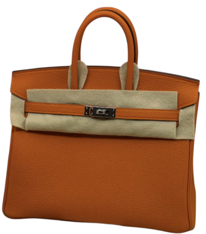 Hermes Handbags Hermes Birkin25 Orange Togo Palladium Hardware - Image 1