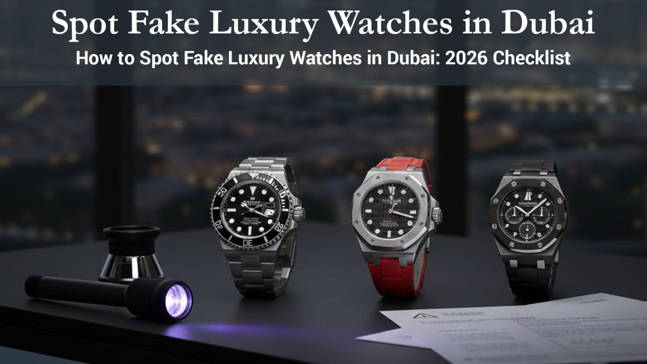 Spot Fake Luxury Watches in Dubai