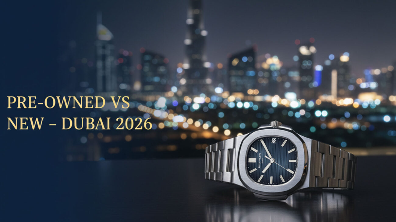 Pre-Owned vs New Luxury Watches in Dubai