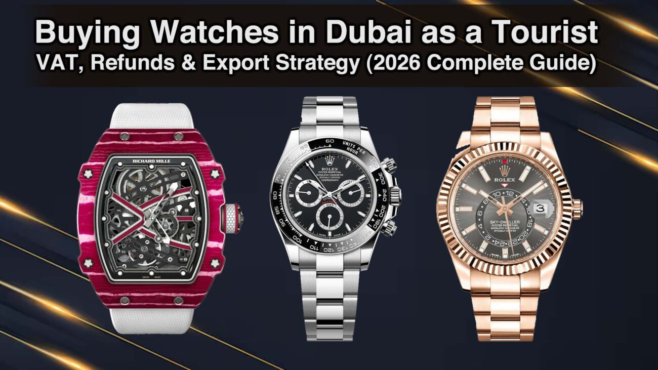 Buying Watches in Dubai as a Tourist