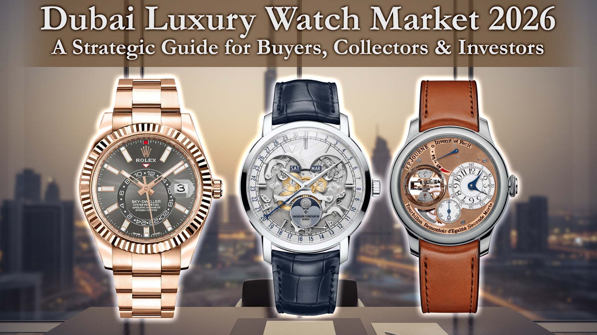 Dubai Luxury Watch Market 2026 | Complete Buyer & Investor Guide