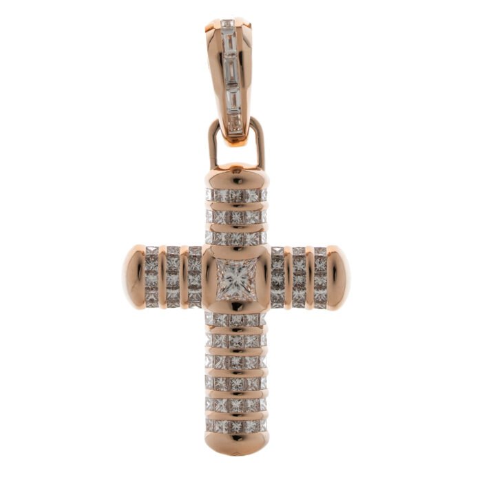 VUpCcZTpRehyzOBftgb0v1771584999051 EZEIA Diamond Dose Cross Pendant - Image 1