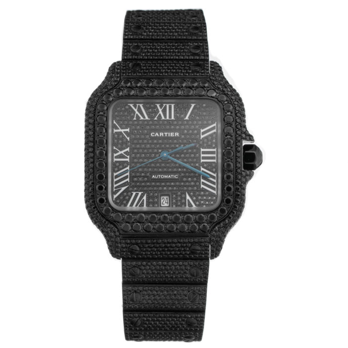 Cartier Santos Custom Black Diamond PVD - Image 1
