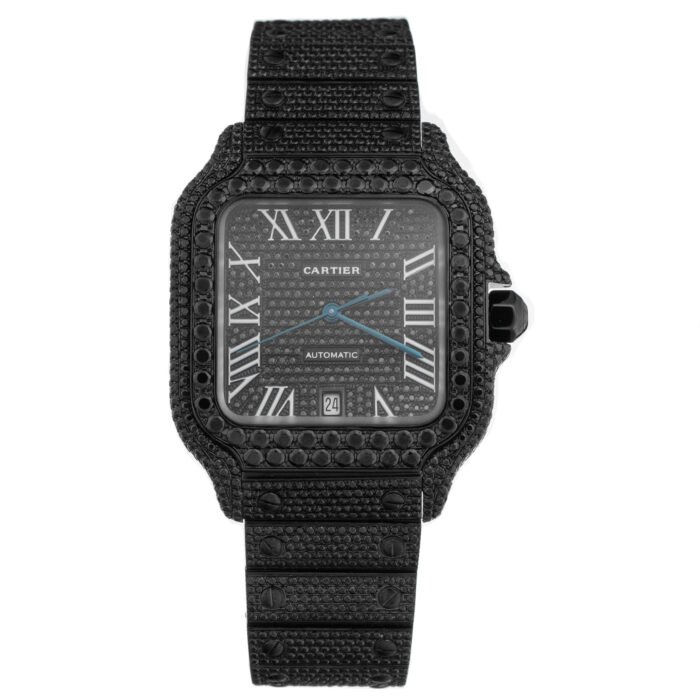 Cartier Santos Custom Black Diamond PVD - Image 1