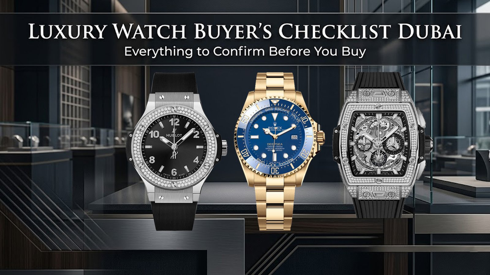 Luxury Watch Buyer's Checklist Dubai