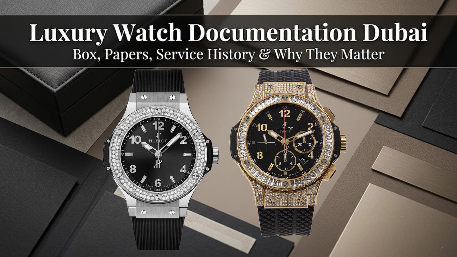Luxury Watch Documentation in Dubai