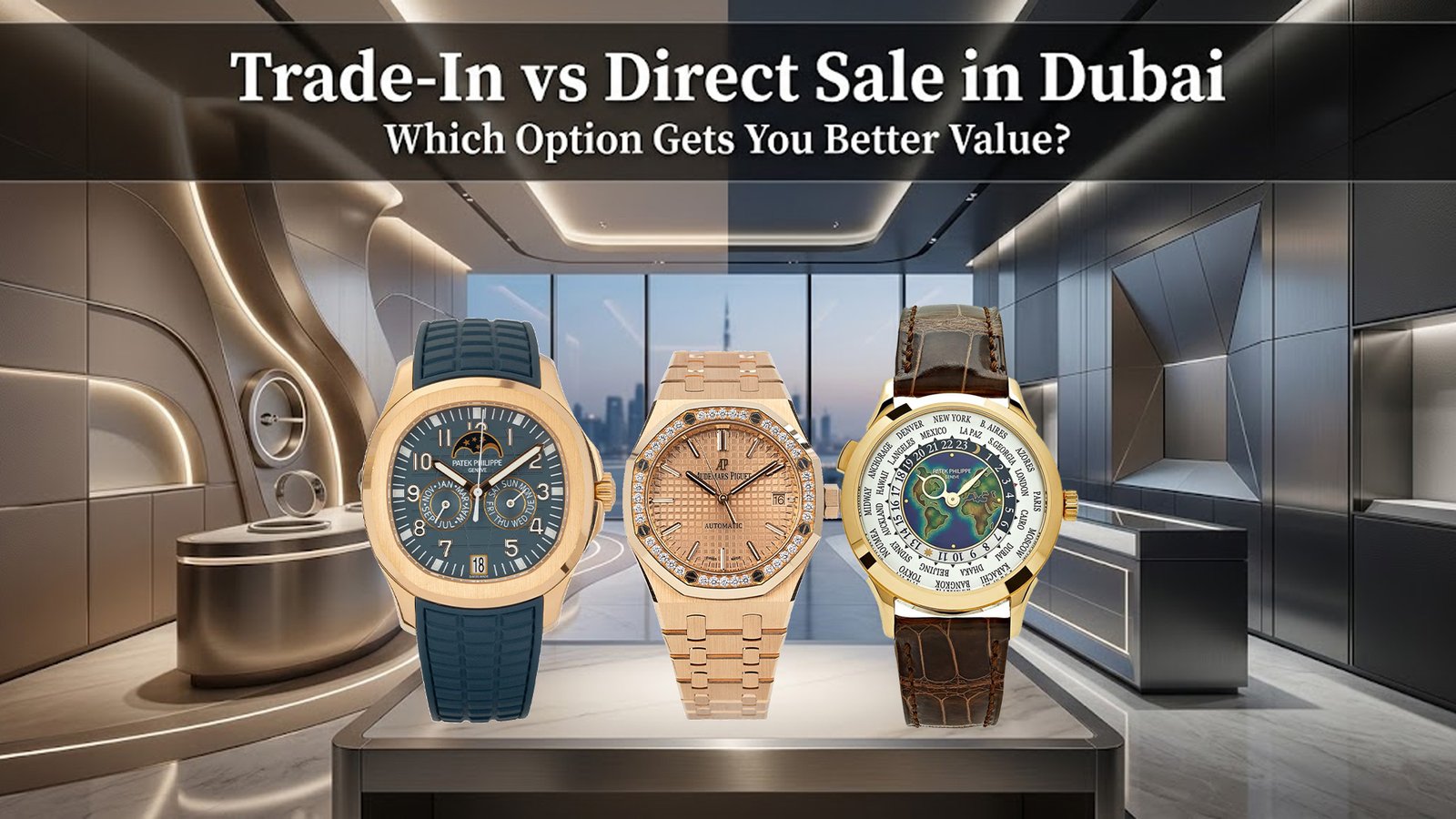 Luxury Watch Trade-In vs Direct Sale Dubai