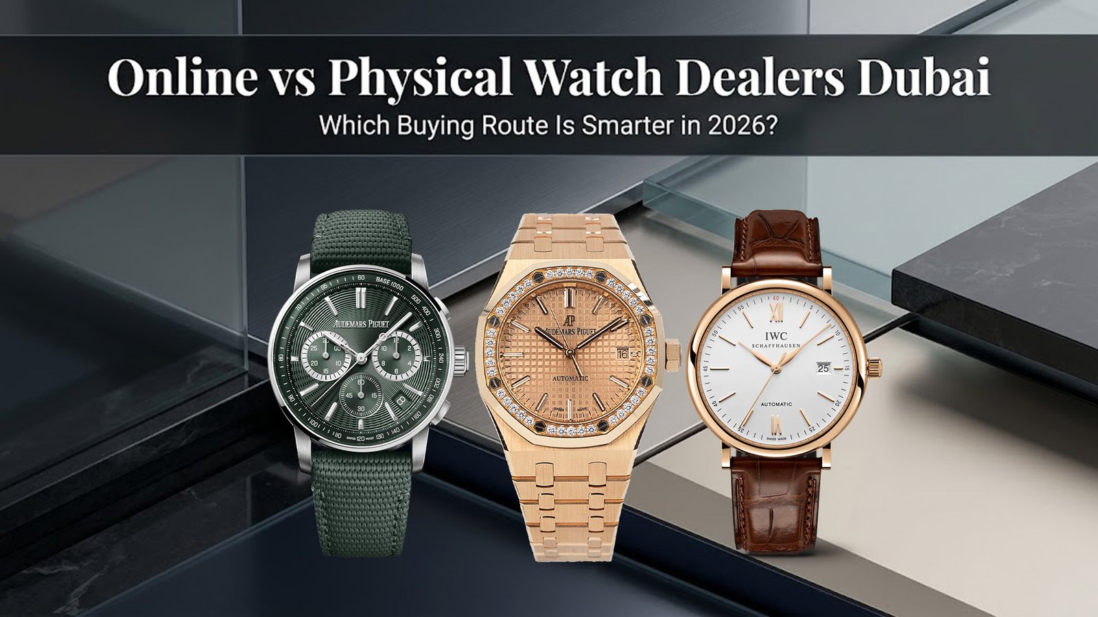 Online vs Physical Luxury Watch Dealers in Dubai