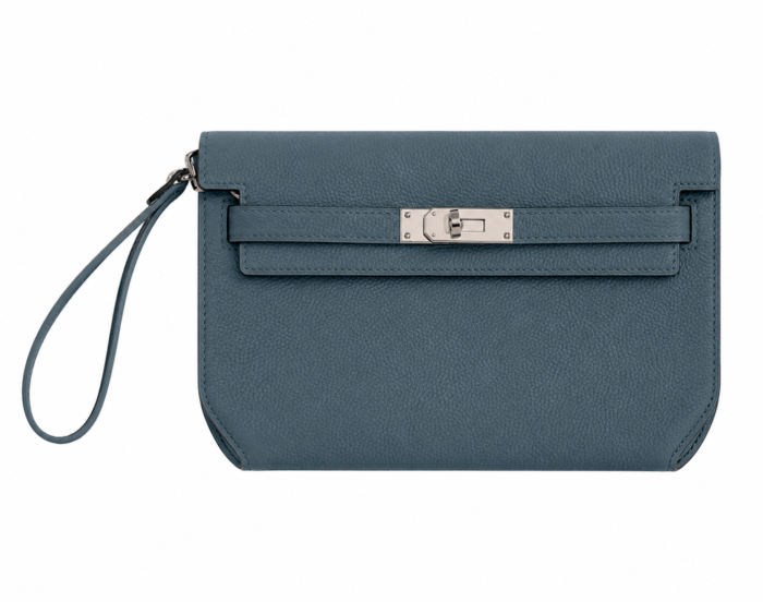Hermes Handbags Depeche Blue Orage Togo Palladium Hardware - Image 1