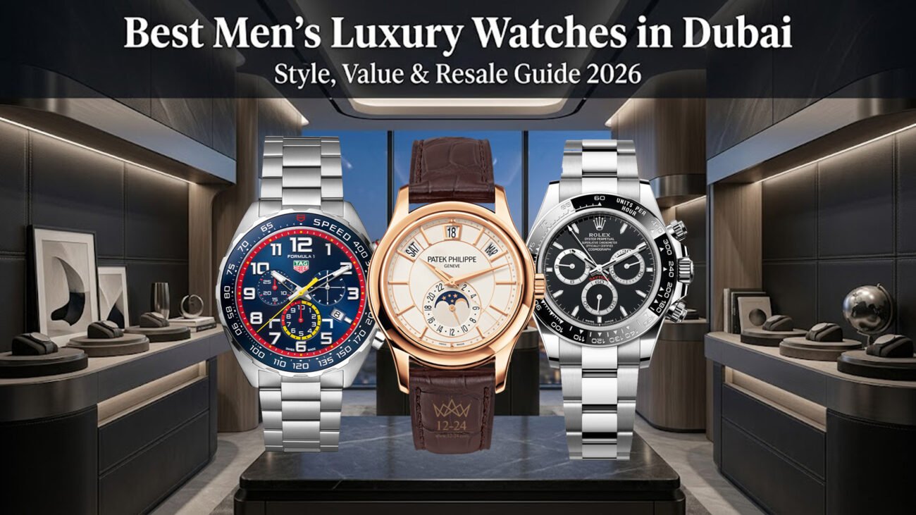 Best Men’s Luxury Watches in Dubai: Style, Value & Resale Guide 2026 The Watches Dubai Men Actually Want on Their Wrist in 2026 🔥 A luxury watch is more than a timepiece. For many men in Dubai, it is a statement of taste, success, discipline, and personal identity. Whether you are wearing it to a business meeting in Downtown Dubai, a private dinner in DIFC, a weekend gathering at Dubai Marina, or an international trip, the right watch says something before you even speak. Choosing the best men’s luxury watches in Dubai is not only about buying the most expensive model. A truly smart purchase balances style, authenticity, condition, brand reputation, wearability, and long-term resale demand. Some buyers want a daily luxury watch they can wear with confidence. Others want a collector-grade piece from Rolex, Patek Philippe, Audemars Piguet, Richard Mille, Cartier, Hublot, IWC, or Vacheron Constantin. This guide is designed to help you understand which luxury watch brands and styles make sense for men in Dubai, what to check before buying, and how to choose a watch that feels personal while still holding strong market appeal. If you are ready to explore verified options, you can browse luxury watches in Dubai from trusted premium brands and compare different models before making your final decision. Why Dubai Is One of the Best Places to Buy Men’s Luxury Watches Dubai has a serious luxury watch culture. The city attracts collectors, entrepreneurs, investors, executives, tourists, and watch enthusiasts who understand the value of fine craftsmanship. Because of this strong demand, Dubai has become a key destination for buying, selling, and trading premium timepieces. For men, the market is especially attractive because there is a wide range of choices. You can find elegant dress watches, bold sports watches, rare collector pieces, modern skeleton watches, diamond-set models, and classic everyday watches from some of the world’s most respected brands. However, the strength of the market also means buyers need to be careful. When searching for the best men’s luxury watches in Dubai, always focus on trusted sellers, proper authentication, transparent condition details, secure payment, and fair market pricing. Rolex: The Classic Choice for Men Who Want Timeless Status Rolex remains one of the most recognized names in the luxury watch world. For many men, a Rolex is the first serious luxury watch purchase because it offers strong brand recognition, versatile design, and excellent everyday wearability. Popular models such as the Rolex Submariner, Daytona, GMT-Master II, Datejust, Day-Date, and Sky-Dweller are highly desired by buyers in Dubai. Each model has its own personality. The Submariner is sporty and practical. The Daytona feels bold and collector-focused. The Datejust is elegant and easy to wear daily. The Day-Date carries a more formal and prestigious presence. If you want a luxury watch that works well with business attire, smart casual outfits, and evening wear, Rolex watches in Dubai are always worth considering. Before buying, check the reference number, dial configuration, bracelet type, condition, box, papers, and service history. Small details can make a big difference in price and resale value. Patek Philippe: For Men Who Appreciate Heritage and Quiet Luxury Patek Philippe is often chosen by men who prefer understated prestige over loud branding. The brand is known for heritage, craftsmanship, complicated movements, and refined design. In Dubai, Patek Philippe watches are especially popular among serious collectors and buyers who understand long-term horological value. Models such as the Nautilus, Aquanaut, Calatrava, Annual Calendar, World Time, and Grand Complications appeal to different types of buyers. The Nautilus and Aquanaut are sporty, modern, and highly desirable. The Calatrava is clean, elegant, and classic. Complicated models are ideal for collectors who appreciate technical watchmaking. If your goal is to own a watch that feels sophisticated without being too loud, Patek Philippe watches in Dubai offer a powerful mix of prestige, craftsmanship, and collector appeal. For men buying Patek Philippe, documentation and condition matter greatly. Always check whether the watch comes with original papers, service records, and clear authenticity verification. Audemars Piguet: The Bold Luxury Watch for Modern Men Audemars Piguet is perfect for men who want a watch with strong wrist presence. The Royal Oak is one of the most iconic luxury sports watches ever created, known for its octagonal bezel, integrated bracelet, and instantly recognizable design. In Dubai, Audemars Piguet attracts buyers who want something bold, architectural, and modern. The Royal Oak, Royal Oak Offshore, and Royal Oak Concept collections offer different levels of style and presence. Some models feel refined and elegant, while others are larger, sportier, and more expressive. If you want a watch that stands out without losing luxury credibility, Audemars Piguet watches in Dubai are a strong choice. Because AP watches can be sensitive to polishing and bracelet wear, buyers should carefully inspect the case edges, bezel screws, bracelet condition, dial, and clasp before purchasing. Richard Mille: For Men Who Want Extreme Performance and Exclusivity Richard Mille is not for the quiet buyer. It is a brand built around advanced materials, technical design, lightweight cases, and a futuristic identity. For many high-net-worth men in Dubai, Richard Mille represents performance, exclusivity, and modern luxury. The brand is often seen on athletes, celebrities, entrepreneurs, and collectors who want something highly recognizable and different from traditional luxury watches. Its tonneau-shaped cases, skeletonized dials, and bold materials make it stand out immediately. If you are looking for a watch that feels rare, modern, and highly expressive, Richard Mille watches in Dubai can be a powerful option. Because these watches can carry high values, buying from a trusted source is essential. Always verify authenticity, condition, original accessories, warranty details, and market pricing before making a decision. Cartier: Elegant Luxury Watches for Men with Refined Taste Cartier is ideal for men who want elegance, design history, and timeless wearability. Unlike some brands that focus mainly on sports watches, Cartier offers refined shapes and strong design language through models such as the Santos, Tank, Ballon Bleu, Drive, and Pasha. The Cartier Santos is especially popular among men who want a luxury watch that feels stylish, versatile, and distinctive. It works well with formal clothing but still looks modern with casual outfits. The Tank is more understated and dress-focused, making it a strong option for men who prefer clean elegance. If you want a watch that feels polished and sophisticated without being overly aggressive, Cartier watches in Dubai deserve serious attention. When buying Cartier, check the case condition, bracelet fit, dial clarity, movement performance, and whether the watch includes its original box and papers. Hublot: The Statement Watch for Men Who Like Bold Design Hublot appeals to men who enjoy strong design, modern materials, and a confident wrist presence. The Big Bang, Classic Fusion, Spirit of Big Bang, and Square Bang collections are popular among buyers who want a watch that feels sporty, contemporary, and instantly noticeable. Hublot watches often combine materials such as ceramic, titanium, carbon, rubber, gold, and sapphire-style elements depending on the model. This makes them attractive for men who want something different from traditional stainless-steel luxury watches. If your style is bold, modern, and expressive, Hublot watches in Dubai may be the right match. Before buying, check the strap condition, case material, clasp quality, movement performance, and overall wear. Straps and cases can affect comfort, appearance, and long-term ownership experience. IWC: Practical Luxury for Men Who Appreciate Engineering IWC is a strong choice for men who want a luxury watch with clean design, engineering character, and everyday practicality. The brand is well known for pilot watches, Portugieser models, Aquatimer watches, and elegant complications. IWC watches often appeal to men who prefer function and refinement over heavy flash. A Big Pilot feels masculine and confident, while a Portugieser offers a more elegant and dress-friendly look. The Aquatimer suits buyers who prefer a sportier lifestyle watch. For men who want reliable style and mechanical character, IWC watches in Dubai are worth exploring. When buying pre-owned IWC watches, check the service history, strap condition, case wear, dial condition, and whether the watch has been maintained properly. Vacheron Constantin: Sophisticated Watches for Serious Collectors Vacheron Constantin is one of the most respected names in fine watchmaking. It is a strong choice for men who appreciate heritage, finishing, elegance, and a less common luxury profile. While Rolex and Audemars Piguet are often more visible, Vacheron Constantin speaks to buyers who value quiet sophistication. The Overseas collection is especially attractive for men who want a high-end sports watch with elegant finishing and versatile wearability. Dress-focused models also appeal to collectors who prefer classic luxury and traditional craftsmanship. If you want a watch that reflects deep horological taste, Vacheron Constantin watches in Dubai can be a refined and intelligent choice. As with any high-value watch, condition, originality, service history, and documentation should be reviewed carefully before purchase. How to Choose the Right Men’s Luxury Watch in Dubai The best luxury watch for one man may not be the best choice for another. Your ideal watch depends on your lifestyle, personal style, wrist size, budget, and long-term plans. If you want a daily watch, choose something comfortable, durable, and versatile. Rolex Datejust, Rolex Submariner, Cartier Santos, IWC Pilot, and Audemars Piguet Royal Oak are popular options for men who want strong everyday wearability. If you want a collector-focused piece, consider models with stronger rarity, limited availability, original condition, and complete documentation. Patek Philippe Nautilus, Patek Philippe Aquanaut, Audemars Piguet Royal Oak, Rolex Daytona, and selected Richard Mille references often attract serious collector interest. If you want a dress watch, look at Cartier Tank, Patek Philippe Calatrava, Vacheron Constantin traditional models, or elegant IWC Portugieser references. These watches pair beautifully with formal clothing and professional settings. The key is to choose a watch that fits your real lifestyle, not just social media hype. What Men Should Check Before Buying a Luxury Watch Before buying any premium timepiece, inspect the watch carefully or buy from a professional dealer who provides clear details. A luxury watch purchase should never be rushed. ● Check the brand, model, and reference number. ● Review the watch condition through clear photos and videos. ● Ask whether the watch has original box and papers. ● Verify authenticity before payment. ● Review service history if available. ● Compare market pricing from trusted sources. ● Confirm payment safety and invoice details. ● Ask about warranty, return policy, and after-sales support. If you are buying online, this process becomes even more important. A professional seller should make the buying experience transparent, secure, and easy to understand. Should Men Buy New or Pre-Owned Luxury Watches in Dubai? Both new and pre-owned watches can be excellent choices, depending on your goals. New watches may offer a boutique experience, fresh warranty, and untouched condition. Pre-owned watches can offer better access to discontinued models, rare references, and hard-to-find pieces. Many men prefer pre-owned luxury watches in Dubai because the market offers variety, availability, and the chance to buy watches that are no longer easy to source through retail channels. The most important point is not whether the watch is new or pre-owned. The real question is whether it is authentic, fairly priced, well-maintained, and suitable for your needs. Which Men’s Luxury Watches Have Strong Resale Appeal? Resale value depends on many factors, including brand reputation, model demand, condition, rarity, documentation, and timing. No watch should be purchased with a guaranteed profit expectation, because luxury watch values can move with market demand. That said, certain brands often attract stronger buyer attention because of their global reputation and collector following. Rolex, Patek Philippe, Audemars Piguet, Richard Mille, and selected Vacheron Constantin models are commonly considered by buyers who care about long-term desirability. For stronger resale appeal, focus on watches with clean condition, original parts, complete set when possible, desirable reference numbers, and trusted purchase history. A watch with strong documentation and honest condition is usually easier to sell or trade later. Best Style Categories for Men’s Luxury Watches Men’s luxury watches can be grouped into different style categories. Understanding these categories makes it easier to choose the right watch. Luxury Sports Watches These are versatile, durable, and highly wearable. Rolex Submariner, Rolex Daytona, Audemars Piguet Royal Oak, Patek Philippe Nautilus, Patek Philippe Aquanaut, and Vacheron Constantin Overseas are strong examples. Dress Watches Dress watches are elegant, slim, and refined. Cartier Tank, Patek Philippe Calatrava, Vacheron Constantin Patrimony-style models, and IWC Portugieser watches work well for formal occasions. Statement Watches These watches are designed to stand out. Richard Mille, Hublot Big Bang, Audemars Piguet Offshore, and selected diamond or skeleton models are ideal for men who want strong wrist presence. Daily Luxury Watches Daily watches should be comfortable, versatile, and easy to pair with different outfits. Rolex Datejust, Cartier Santos, IWC Pilot, Omega models, and selected Hublot Classic Fusion watches can work well for everyday use. Final Buying Advice for Men in Dubai The smartest buyers do not choose a watch only because it is popular. They choose based on fit, condition, authenticity, value, and long-term satisfaction. A luxury watch should feel right on your wrist and make sense for your lifestyle. Before buying, ask yourself a few simple questions. Will I wear this watch often? Does it match my style? Is the condition strong? Is the seller trustworthy? Is the price fair? Does the watch come with proper documentation? Can I resell or trade it easily if I decide to upgrade later? When the answers are clear, the buying decision becomes much easier. Conclusion The best men’s luxury watches in Dubai are not defined by price alone. They are defined by craftsmanship, authenticity, design, condition, wearability, and long-term desirability. Whether you prefer the timeless strength of Rolex, the refined prestige of Patek Philippe, the bold design of Audemars Piguet, the exclusivity of Richard Mille, the elegance of Cartier, the modern energy of Hublot, the engineering feel of IWC, or the heritage of Vacheron Constantin, Dubai offers excellent choices for serious buyers. Take your time, compare carefully, and buy from a trusted source. A luxury watch should bring confidence every time you wear it, and that confidence starts with making the right purchase. Ready to Find Your Next Men’s Luxury Watch in Dubai? Explore premium men’s luxury watches in Dubai from Rolex, Patek Philippe, Audemars Piguet, Richard Mille, Cartier, Hublot, IWC, Vacheron Constantin, and more. Choose a timepiece that matches your style, your standards, and your next chapter. Start browsing today and find a luxury watch you will be proud to wear. Meta Title: Best Men’s Luxury Watches in Dubai | Style, Value & Resale Guide 2026 Meta Description: Discover the best men’s luxury watches in Dubai for 2026. Explore Rolex, Patek Philippe, Audemars Piguet, Richard Mille, Cartier, Hublot, IWC, and more with expert buying tips. Slug: best-mens-luxury-watches-dubai-2026 Focus Keyword: Best Men's Luxury Watches in Dubai