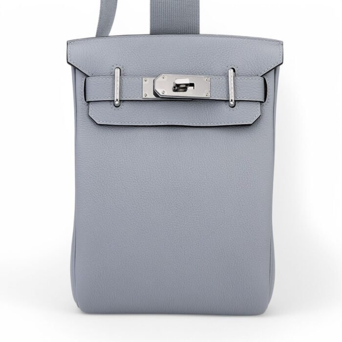 r5tMMlLS5207Df6EC75w Hermes Handbags Hermes Handbags Hac A Dos Gris Pantin Togo Palladium Hardware - Image 1