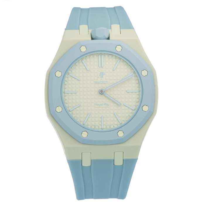 wgFmBaXhT5Oh21Jhl6whv1784822729194 Swatch Swatch x Audemars Piguet Royal Pop Blaue Acht - Image 1