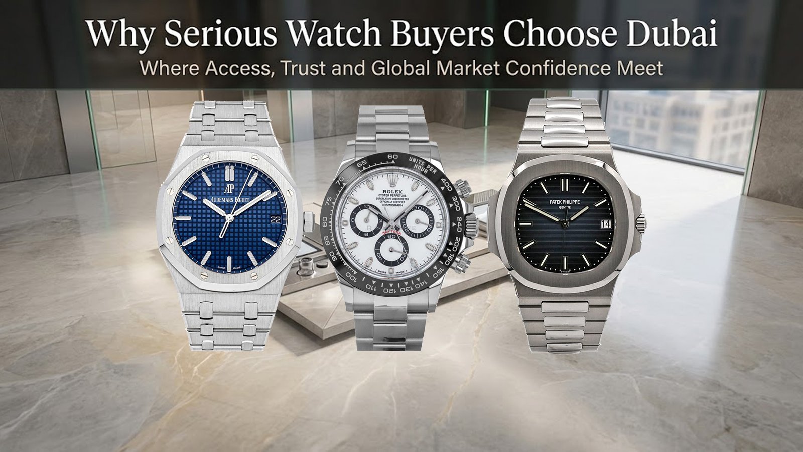 Rolex Patek Philippe AP Buyers Dubai