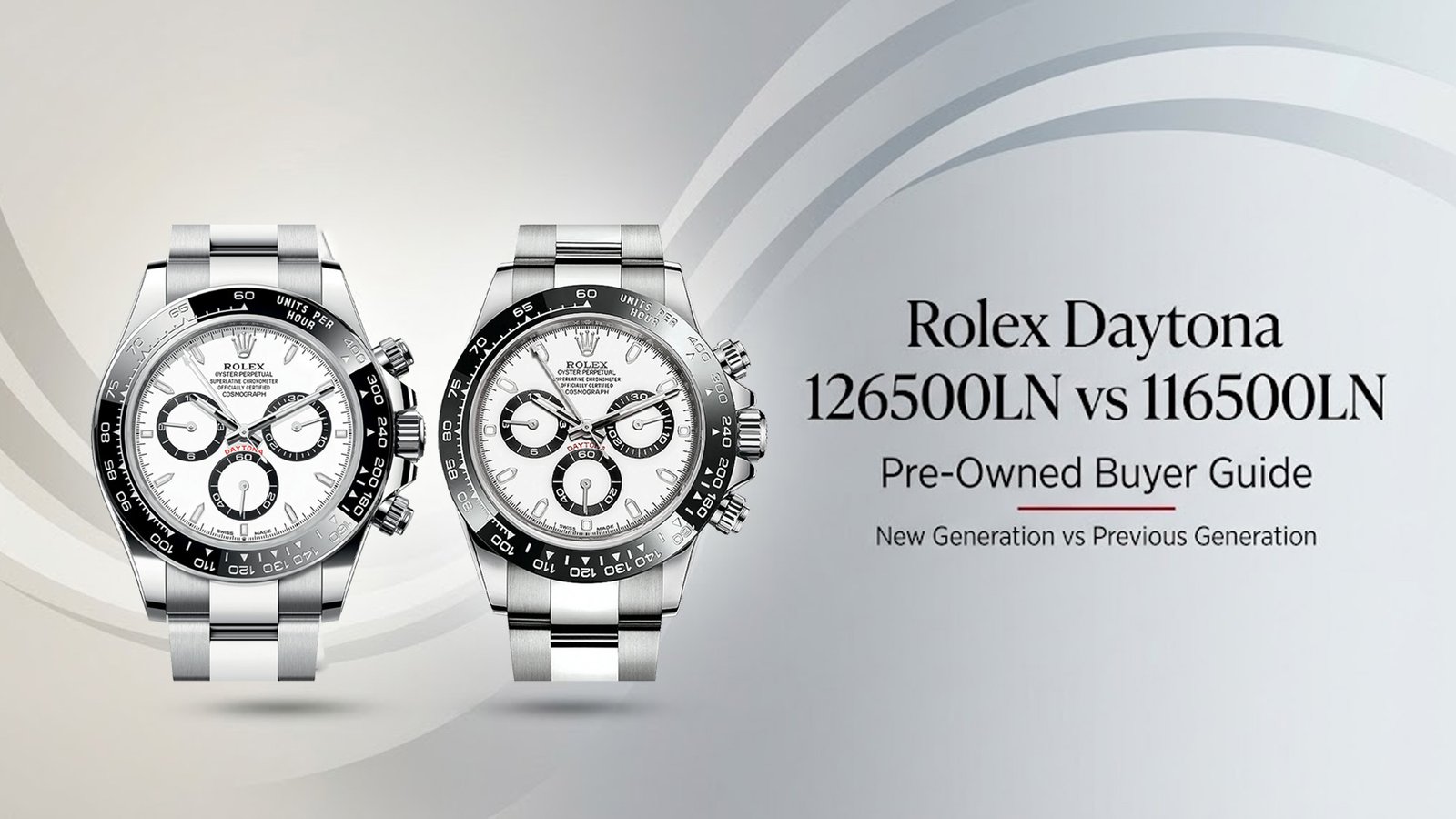 Rolex Daytona 126500LN vs 116500LN
