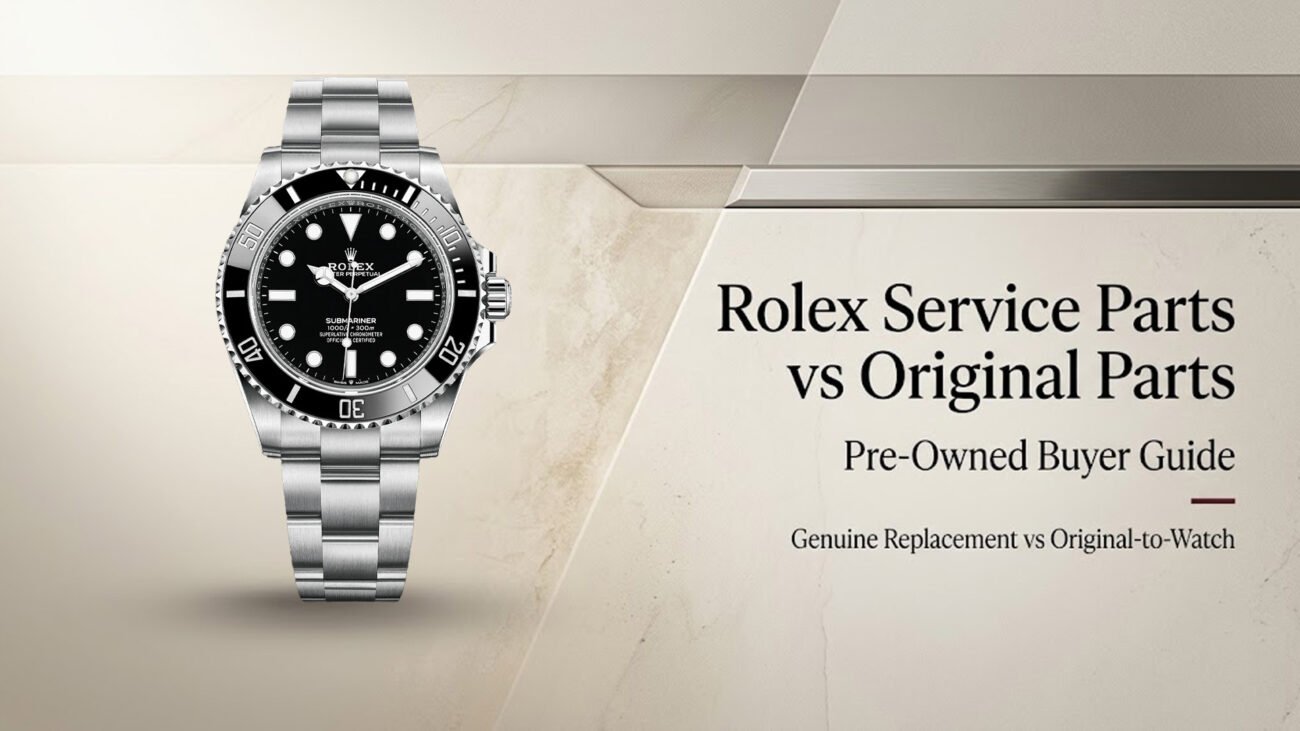 Rolex Service Parts vs Original Parts